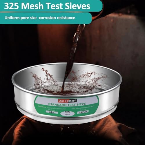 325 mesh Standard Mesh Lab Sieves Laboratory Sample Test Analysis Sieve