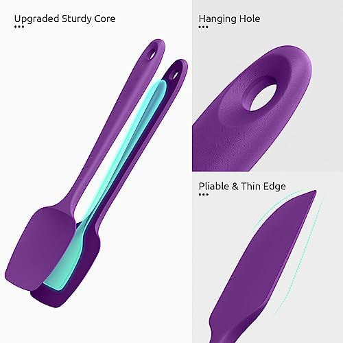 U-Taste Silicone Spatula Set 600°F High Heat Resistant