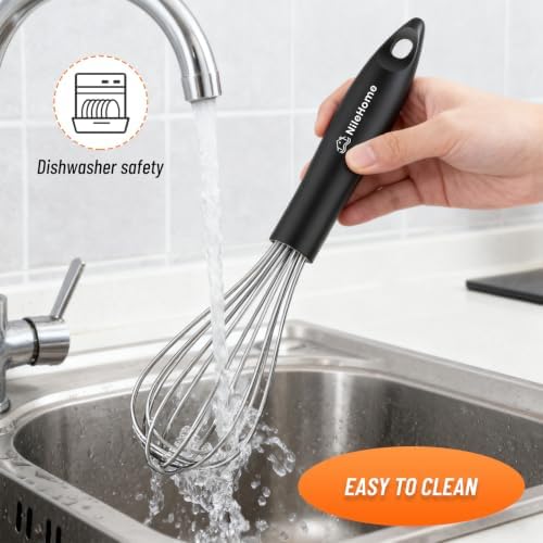 NileHome Whisk Set 8" 10" 12" Kitchen Whisk