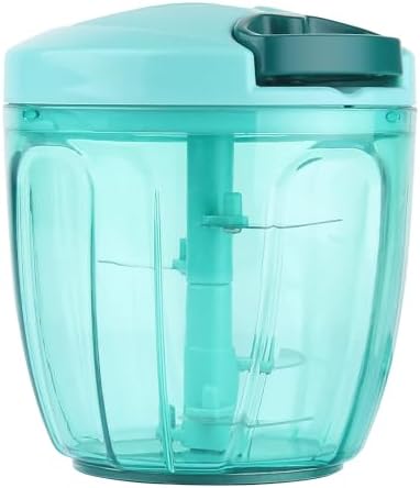 Ourokhome Manual Food Processor Vegetable Chopper, Portable Hand Pull String