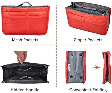 Vercord Purse Organizer Insert for Handbags Bag Organizers Inside Tote
