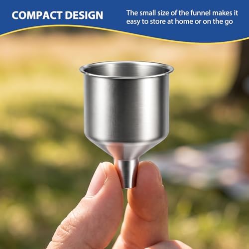 2-Piece Stainless Steel Flask Funnel Set, Designed specifically