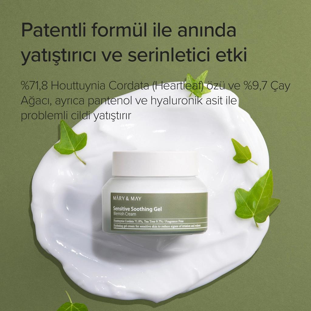Mary & May Sensitive Soothing Gel Blemish Cream 70g