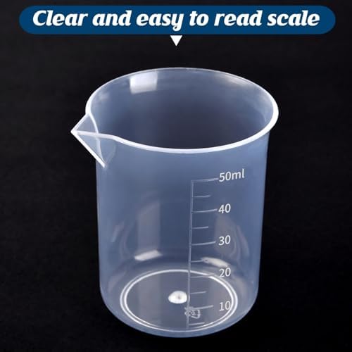50ml Plastic Laboratory Beakers