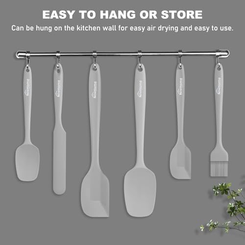 NileHome 6 Pieces Silicone Spatula Set