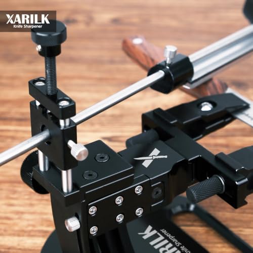 Precision Guided Knife Sharpener, Adjustable Angle