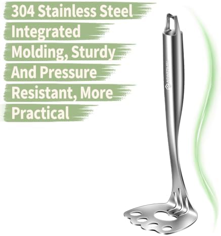 304 Stainless Steel Potato Masher Heavy Duty