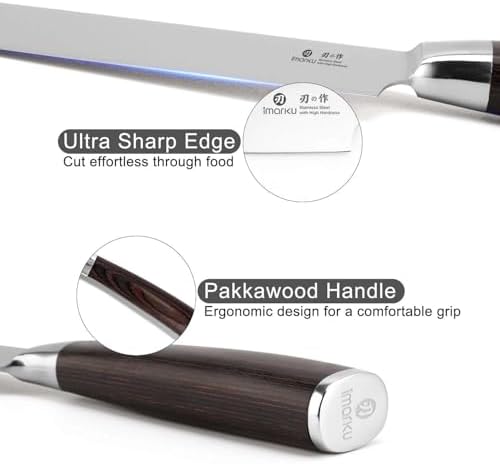 imarku Japanese Chef Knife-Sharp Kitchen Knife 8 Inch, Gift