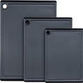 Kikcoin Plastic Cutting Boards for Kitchen, 3-Piece Large Cutting Board Set