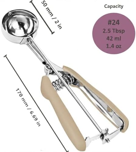 #24 Cookie Scoop, 2.5Tbsp/42ml/1.4 oz Cookie Scoops