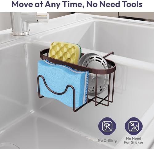 SWTYMIKI Sponge Holder for Kitchen Sink