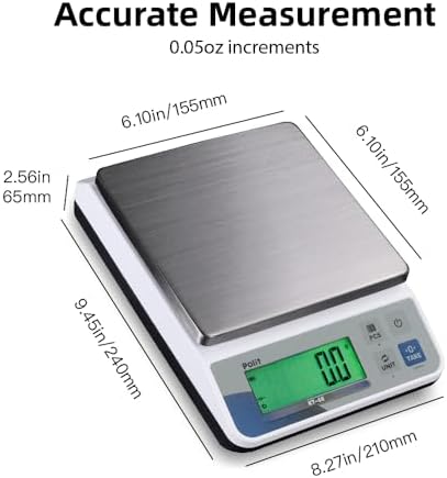 Polit Digital Kitchen Scale, Commercial Grade