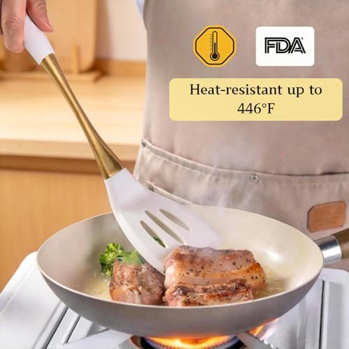 Heat-Resistant Kitchen Spatula Set – Non-Toxic Cooking Utensils