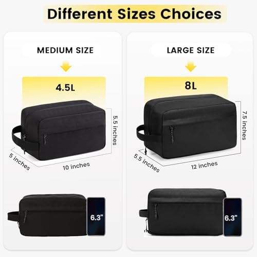 Vorspack Water Resistant Travel Toiletry Bag