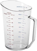 Cambro 200MCCW 2 qt Capacity, Camwear Clear Polycarbonate Liquid Measuring Cup