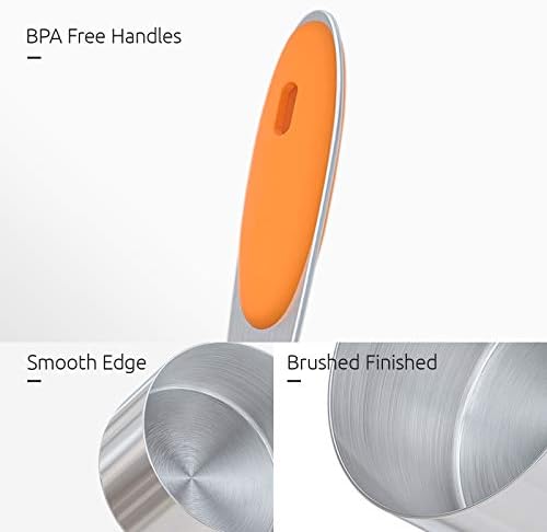 U-Taste Measuring Cups Spoons Set, 18/8 Stainless Steel
