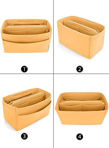 LEXSION Felt Purse Organizer Insert, Tote Bag Shaper Dividers