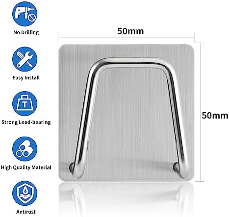 Luckyiren 2-Pack Stainless Steel Sponge Holder