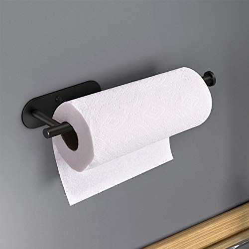 VAEHOLD Adhesive Paper Towel Holder Under Cabinet Wall Mount