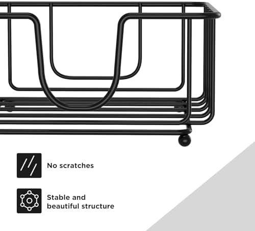 Metal Cocktail Napkin Holder for Bar, Flat Napkin Holder Caddy for Cocktail