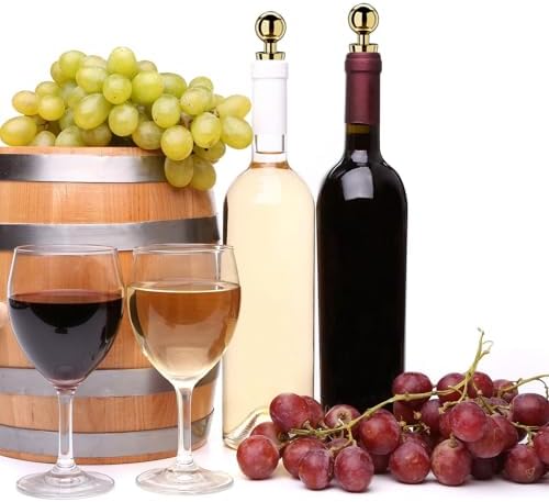 Wine Stoppers for Wine Bottles 6Pcs Vacuum Wine Bottle Stopper