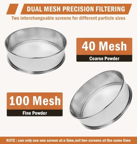 Sidasu 19.6“Automatic Vibrating Sifter Machine, 40/100 Mesh