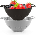 Meadow Lane 6-Inch Small Colanders, 3-Cup Food Strainers