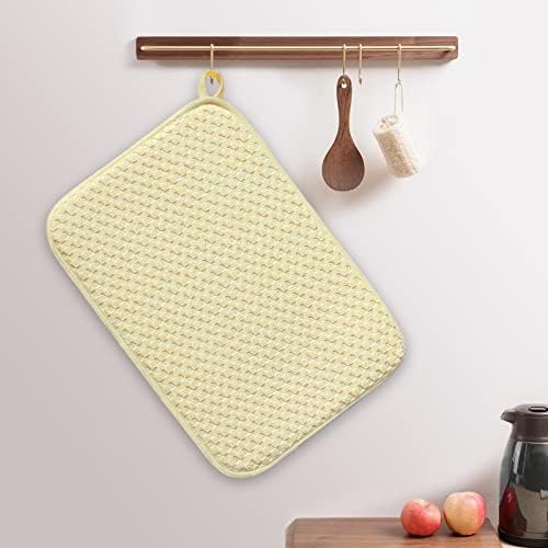 2Pack Dish Drying Mats Kitchen Counter, Kitchen Dish Drying Pads