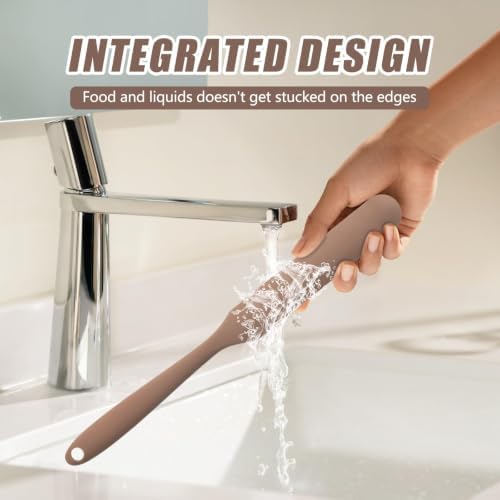 Silicone Jar Spatula, Non-Stick Heat Resistant Kitchen Thin Spatula, Sourdough