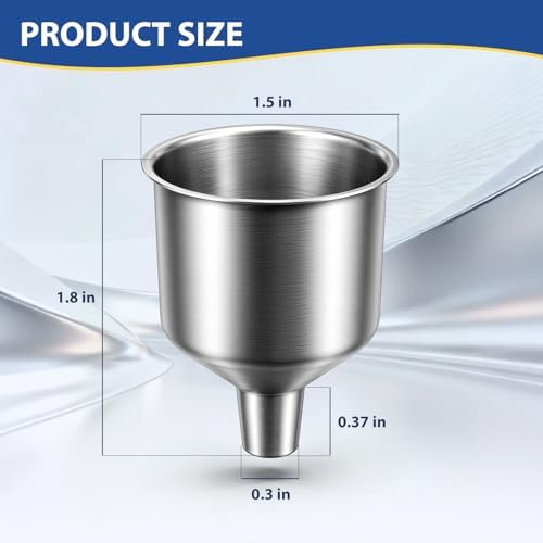 2-Piece Stainless Steel Flask Funnel Set, Designed specifically