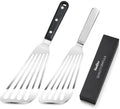 KSENDALO 2 Pack Flexible Fish Spatula Stainless Steel