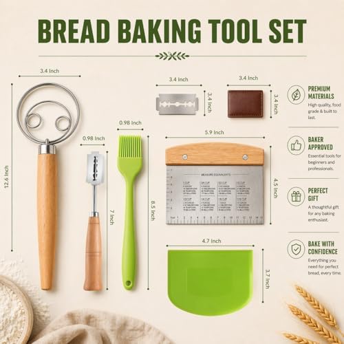 BOORIKA Sourdough Bread Baking Tool Set