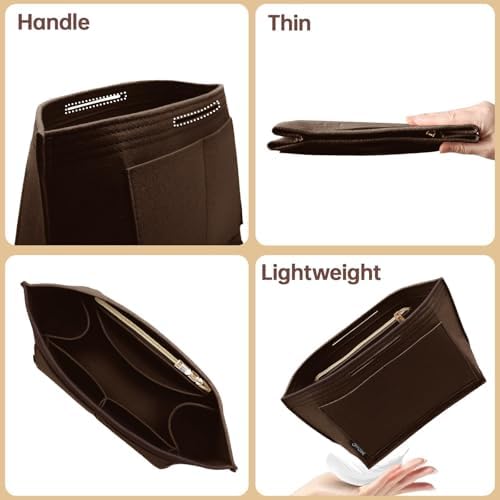 OPPOSHE Purse Organizer Insert for Longchamp Le Pliage, Premium Felt Long Champ