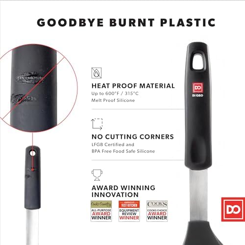 DI ORO Silicone Turner Spatula Set