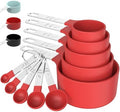 Measuring Cups & Spoons Set, Stackable Cups and Spoons
