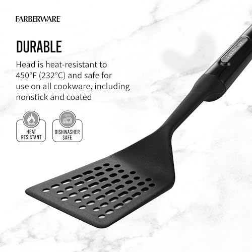 Farberware Professional Heat Resistant Nylon Slotted Turner-Safe
