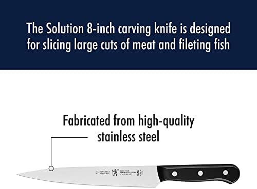 HENCKELS Solution Razor-Sharp 8-inch Carving Knife, German Engineered Informed
