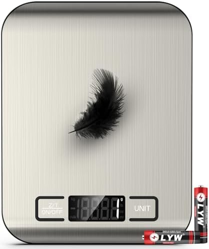 Mik-Nana Food Scale, 22lb Digital Kitchen Scale Weight Grams and Ounces