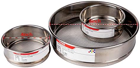 φ20×4.5cm 35 Mesh 304 Stainless Lab Sieves Economy Test Sieve 304 Stainless