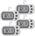 Digital Frigerator Thermometer, Waterproof Fridge and Freezer Thermometer 4 Pack