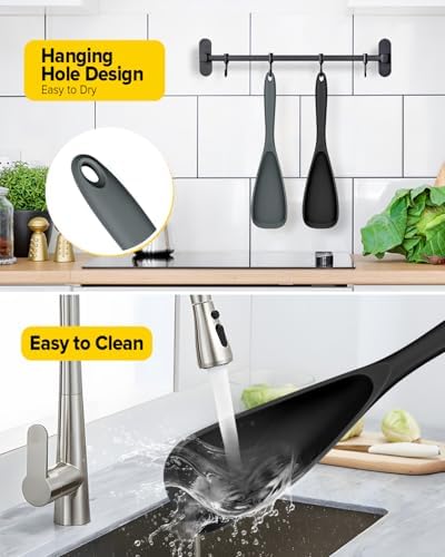 BUNDLEPRO Silicone Cooking Spoons