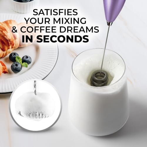 Zulay Kitchen Powerful Milk Frother Wand