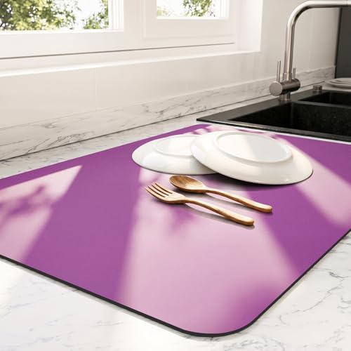 Ecotrim - Dish Drying Mat for Kitchen Counter | Coffee Bar Mat for Countertops