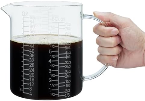Ackers BORO3.3 Borosilicate Glass Measuring Cup