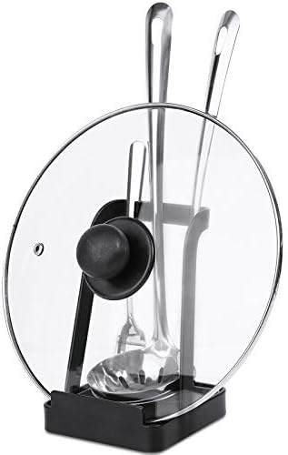NiHome Versatile Pot Lid Ladle Holder Multipurpose Spatula Pad Book Cutting