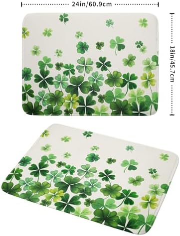 Happy St. Patrick's Day Dish Drying Mat