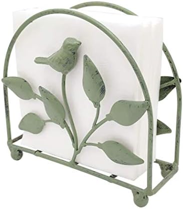 Cast Iron Bird & Tree Classic Napkin Holder/Tabletop Freestanding Tissue