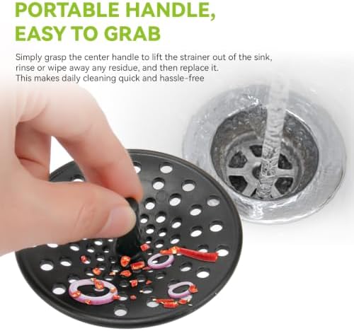 2 Pack 3.14" Kitchen Sink Garbage Disposal Drain Strainer Cover