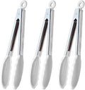 HINMAY Silicone Kitchen Tongs 9-Inch Basics Tongs