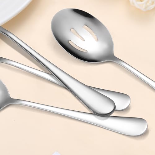 Stainless Steel Serving Utensil Set 10-Piece Buffet Flatware Catering Silverware